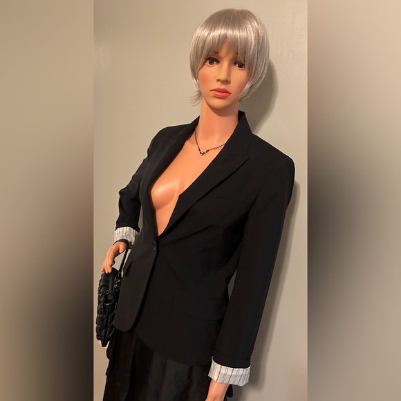 Theory Gabe B Classic Wool Blazer Jacket black - Picture 14 of 16